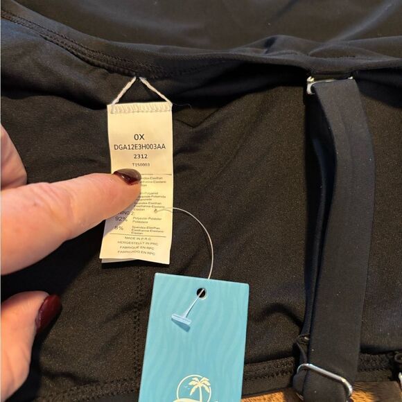 Cupshe Dreamscapes Mesh One-Piece 0X (XL) black - Picture 9 of 9